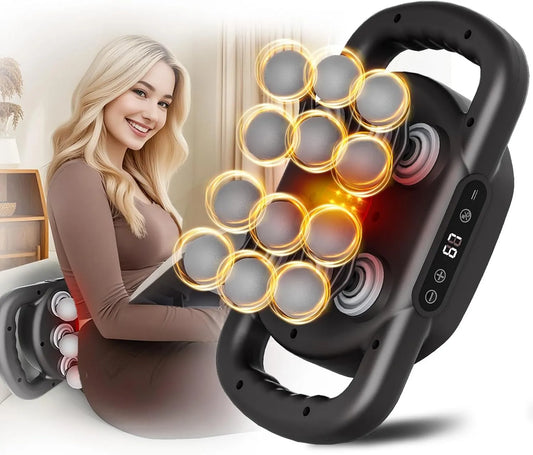 Percussion-Massagegerät, Massagepistole, Muskelmassagegerät, 9 Stufen, 9 Modi, für Rücken