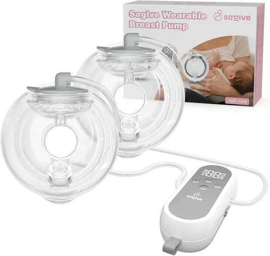 Milchpumpe, elektrische Stillpumpe, tragbar, Gebäck, tragbare Pumpe mit 4 Modi, 21/24 mm Flansch, 300 mmHg Saugkraft, 12 Stufen