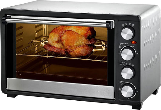 Elektrischer Pizzaofen, 45 L, Ofen zum Backen, Backofen