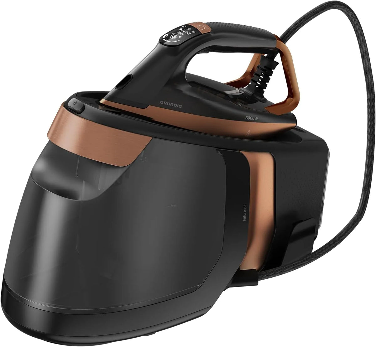Grundig SIS 9180 Dampfbügelstation, Bewegungssensor, 1,8 L, 3.000 W, 8 Bar, Schwarz