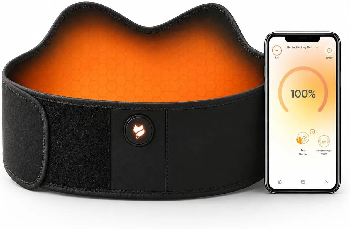 10.000mAh Akku, Wärmefunktion, kabellos, für Rücken