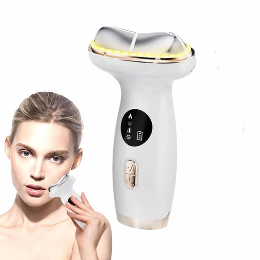 Massager Gerät, Gesichtsmassagegerät, Kompresse, Wärmefunktion, für Damen Herren