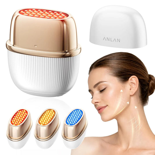 Phototherapie Gerät, Gesichtsmassagegerät, für Gescht/Hals, ANLAN EMS