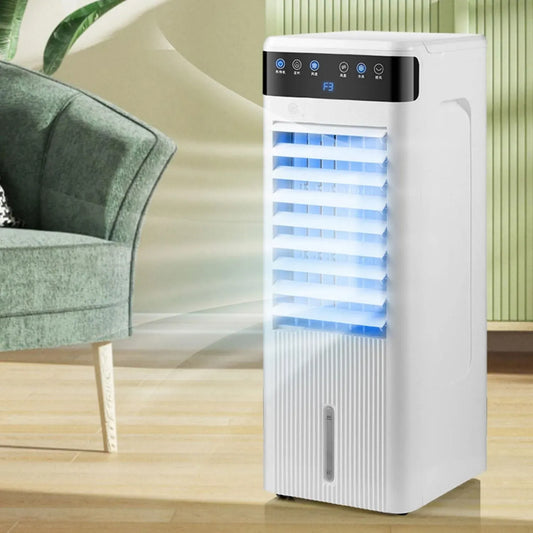 Klimaanlage 12H, tragbar, Timer, 3 Geschwindigkeiten, Camping, 3 Geschwindigkeiten und Timer für Smart Auto-Off, Büro oder Camping