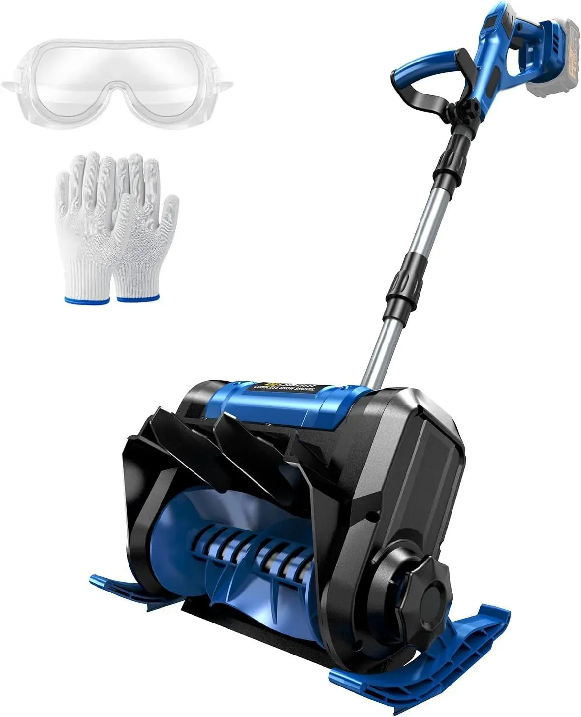 Makita 8.5m Schneefräse, Batterie, Motor, Akku, Schneeräumgerät, 24cm, 3000 W, 18 V, 24 cm, 8.5 m, 38 cm, kabellos, für Makita 18V Batterie