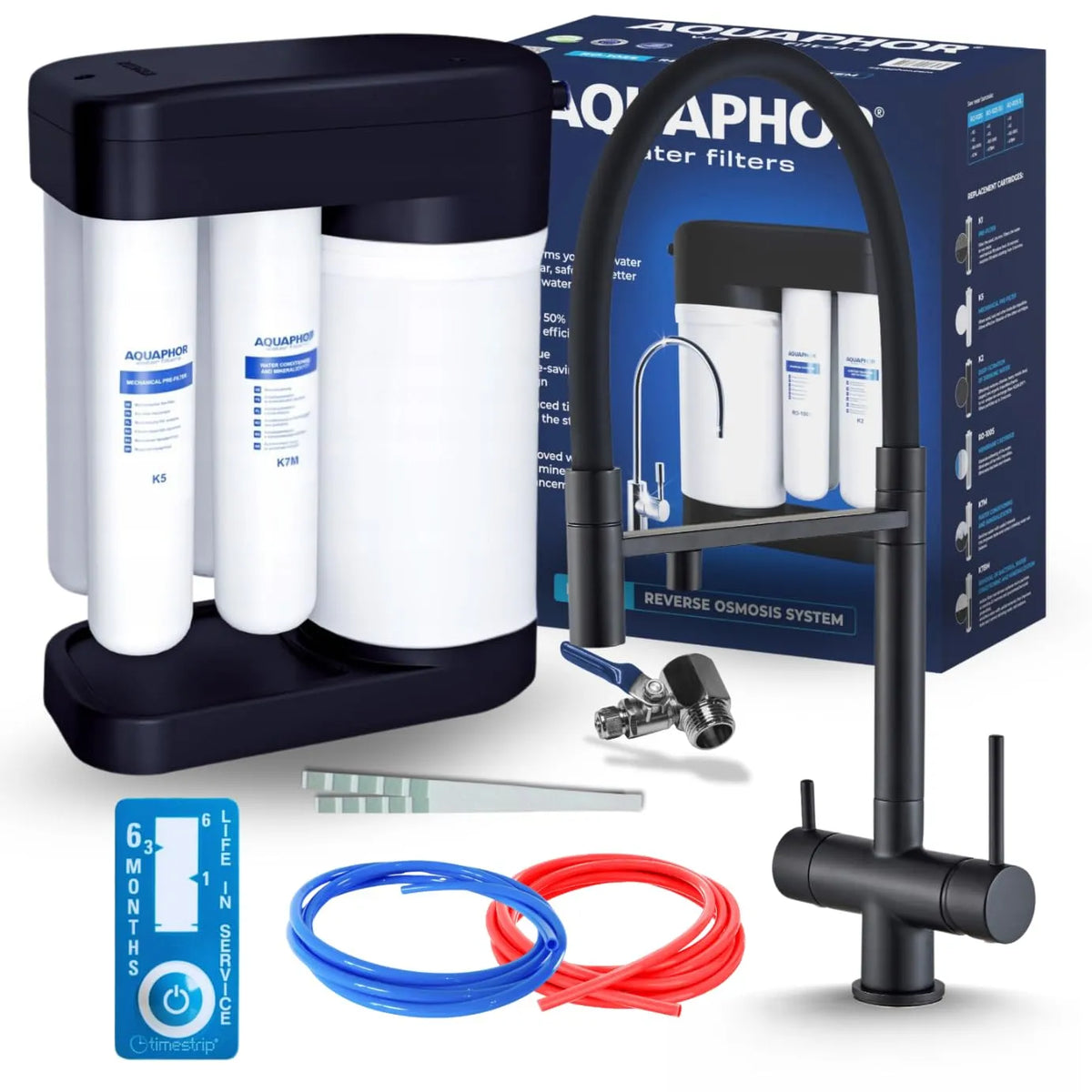 Küchenarmatur, Ari 3-Wege 102S, Schwarz, Spültischarmatur und Wasserhahn