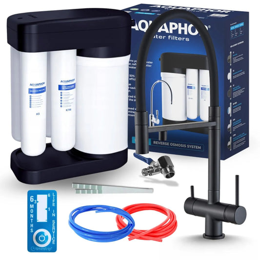 Küchenarmatur, Ari 3-Wege 102S, Schwarz, Spültischarmatur und Wasserhahn