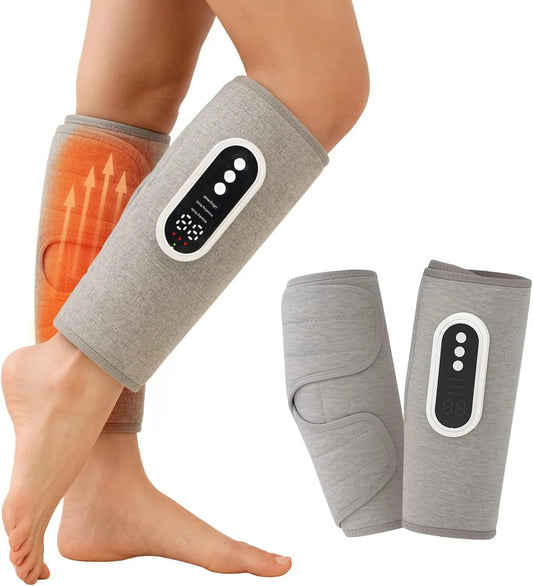 2000-mAh-Akku 15-Minuten-Auto-Off Wadenmassagegerät, USB, Wärmefunktion, kabellos