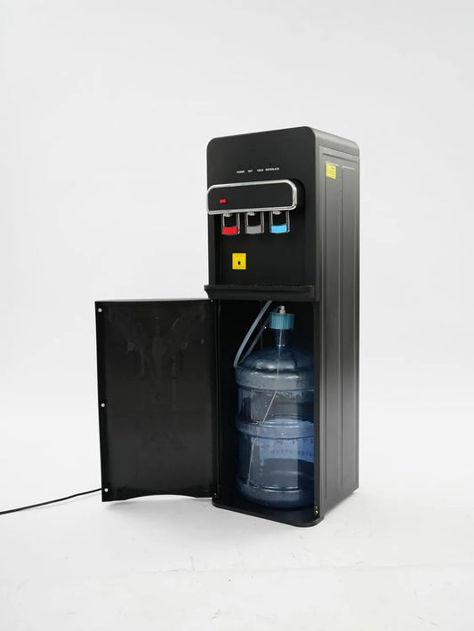 Wasserspender, Heizung, 550 W, 75 W, Wärmefunktion, Schwarz, für 5 Gal Flaschen Kalt Heiß Raumtemperatur für Büro Zuh