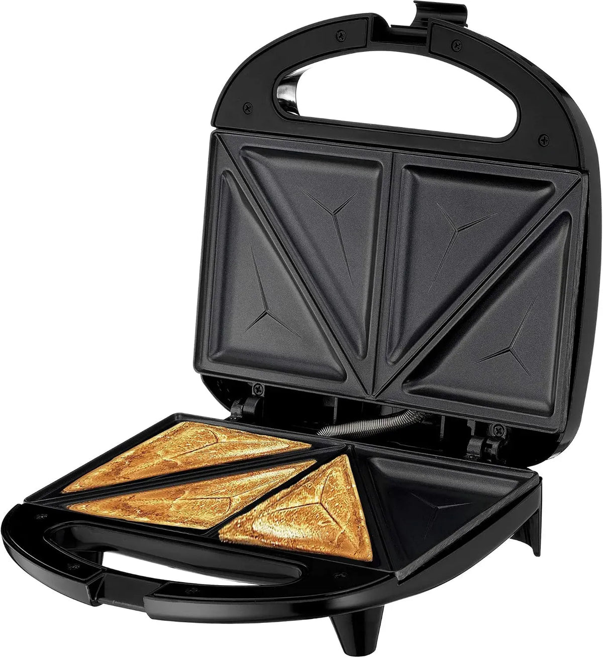 Toaster, Grill, Pizza, Schwarz, Pizza Pocket Presse, Grillkäse