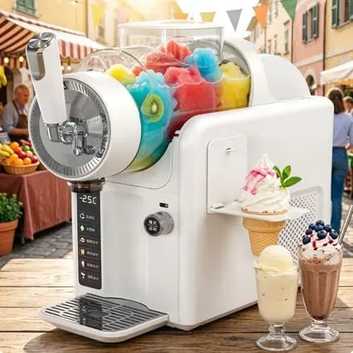 185-W-Slush-Maschine 2-Liter-Gewerbe-Eismaschine Liter-Gewerbe-Eismaschine, Kaltgetränkespender, Speiseeismaschine, Slush-Eisbereiter, tragbar