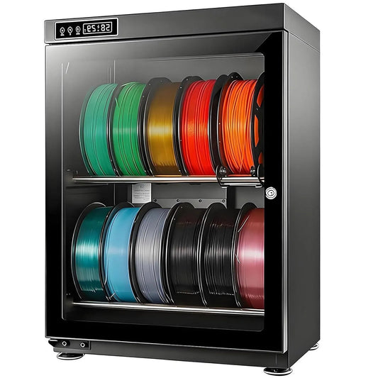 Drucker, 70 L, 3D-Optik, LCD-Display, 10–21 Spulenkapazität, Luftentfeuchterschrank for PLA, ABS, TPU, PETG