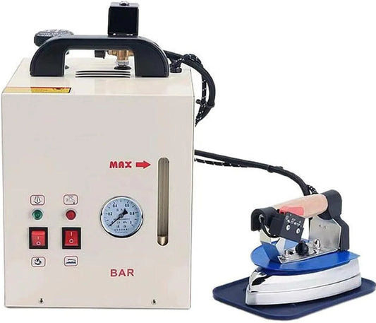 INOX-Behälter, Bügeleisen, elektrisches Bügeleisen, 4 L, 1600 W, 900 W, Dampf, gewerblich, Edelstahl, Wärmefunktion